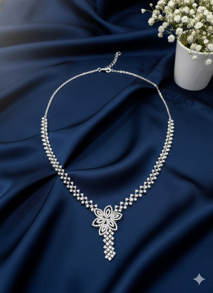 925 Silver Earring and Necklace