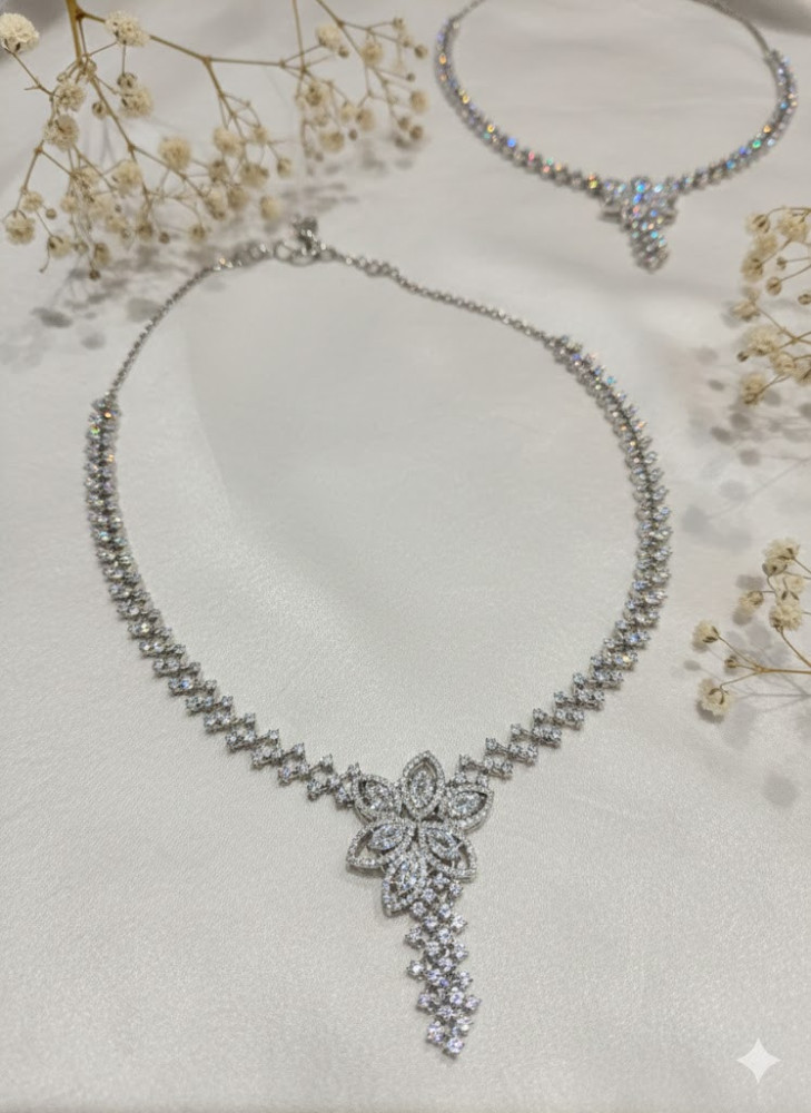 925 Silver Earring and Necklace