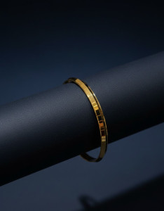 Men’s Gold Plated Silver 925 Italian Kadha