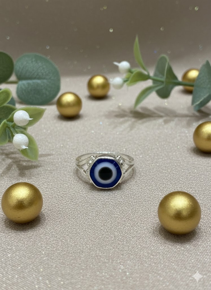925 Evil Eye Tortoise Ring