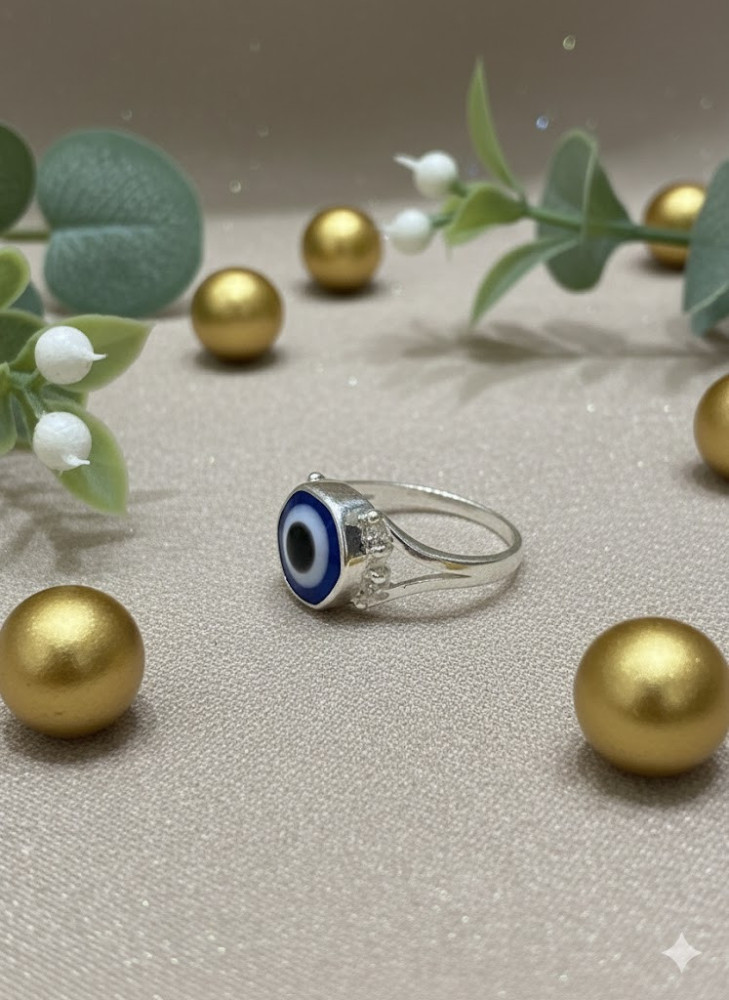 925 Evil Eye Tortoise Ring